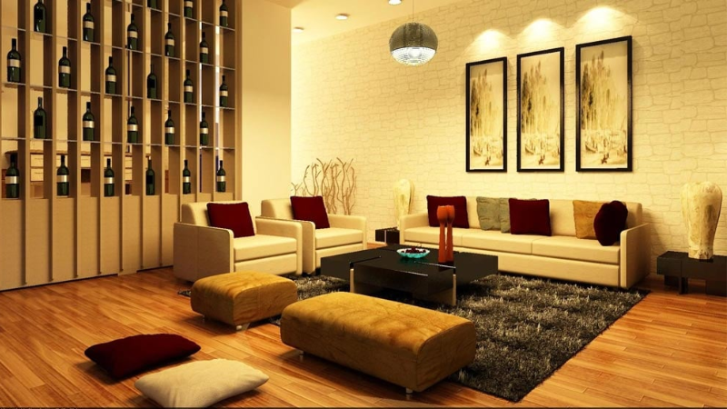 Chọn hướng phòng khách và vị trí nội thất cho người mệnh Thổ